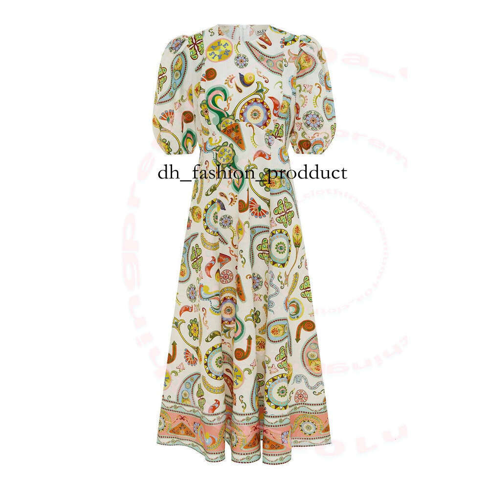 Summer Alemai Shirt Dress For Women Basic Casual Dresses Vestido Mujer Floral Printed Holiday Mini Skirts Designer Trendy Linen Flower Print Lace Up