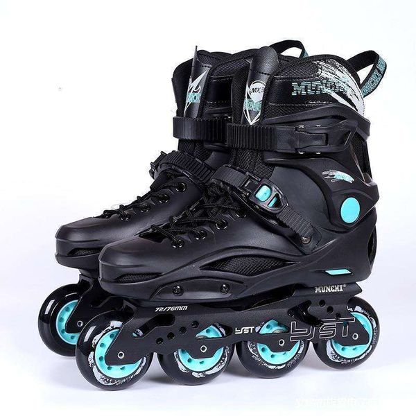 MX Adult Straight Roller Skating Shoes Fancy Professional Flat Shoes