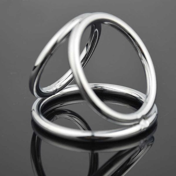 Beauty Items Nakadka na moszn pika nosze jdra Cockring dla mczyzn metalowy piercie penisa dorosych seks erotyczny zabawki Cbt BDSM Dick Cock