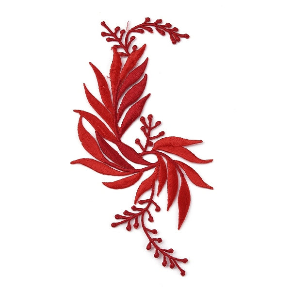 Toppe termoadesive per ricamo computerizzato foglia