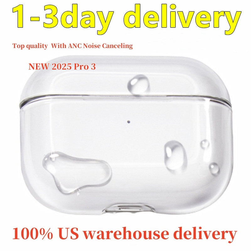 USA Stock For Airpods Pro 2 3 Air Pods 4 5 Earphones Airpod Bluetooth Headphone Accessories Solid Silicone Cute Protective Case Apple Wireless Charg