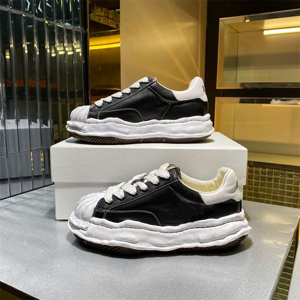 Designer Skel-Top Low Casual Shoes Skelet Bones Runner Retro Sneakers Black White Genuine Leather Lace Up shoe mens fashion tennis outdoor p