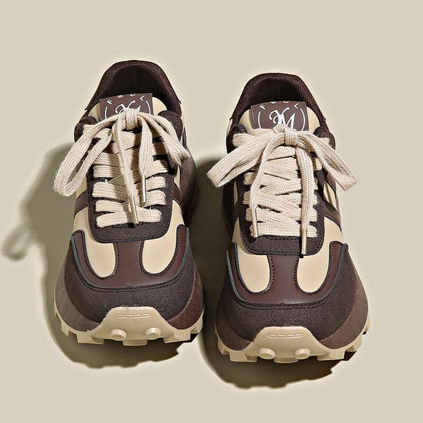 Old Daddy Elevator Spring e Autumn Hundy Tome the AGAN INS Tide New Sports Casual Feminino Running Shoes