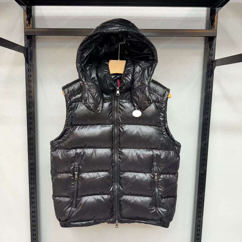 Mens Vest Designer Gilet Puffer Vest Winter Clothes Have Down Thick Hooded Jacket Body Warmer Classic Park Weste Coats For Womens Apparel Windbreake