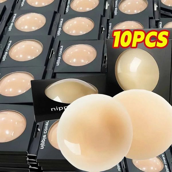 Breast Pad 2-10PCS Silicone Nipple Cover Women Reusable Breast Lingerie Bra Sticker Invisible Petal Lift Up Adhesive Pads Chest Pasties CL25