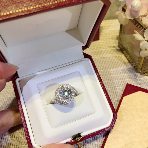 Ring Designer Ring Luxury Rings Jewelry Solid colour letter diamond design Rings Christmas Gifts Jewellery Temperament Versatile Styles Gift