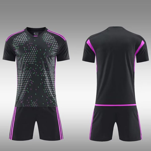 Footabll Club Team Away Jerseys 23-24 Short Sleeve Adult Sport Tracksuits Men Soccer Uniform Football Jersey Football Kit for Boys