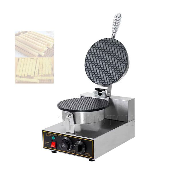 Commercial Nonstick Egg Roll Waffle Cones Bowls Maker Waffle Iron Cone Machine