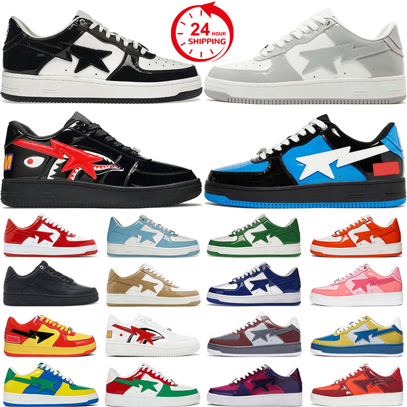 designer shoes men women platform sneakers Black Patent Red Blue Orange White Grey Pink Pastel Green skateboarding jogging sports trainers