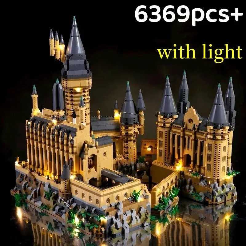 Micro Bricks City Creative Medieval Magic Castle Series School Architecture Palace Model Building Blocks Gifts Childrens Assembly Toys W250102