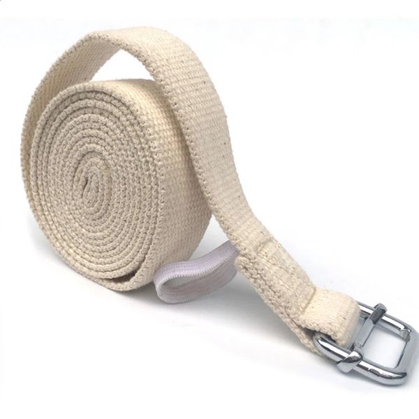 Yoga Stretch Straps DRing Belt Exercise Gym Rope Figures Waist Legs Resistance Fitness Band Cotton for Sports 241216