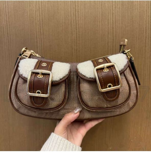 Coachhandbags Totes Womens Tabby Tote New Bag Ashton Retro Underarm Vintage French Stick Motorcycle Mahjong Single Shoulder Crossbody Evenin