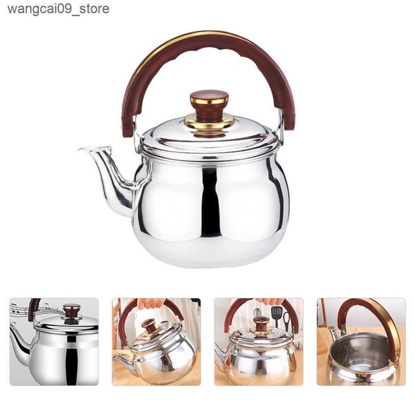 Health Pots Chirping Kettle Coffee Pot Kitchen Use Teakettle Safe Water Boiling Electric Container Stainless Steel J241116