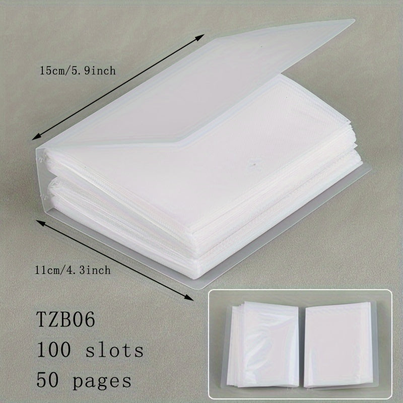 TEMU A Storage Album For Nail Art Stickers, Designed To Collect Sticker Stamps, Along With A Notebook For Organizing And Displaying Nail Tools.