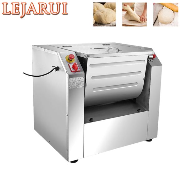 25Kg Flour Mixers Electric Home Dough Mixer Mixing Kneading Machine Stainless Steel Bread Pasta Stirring Maker