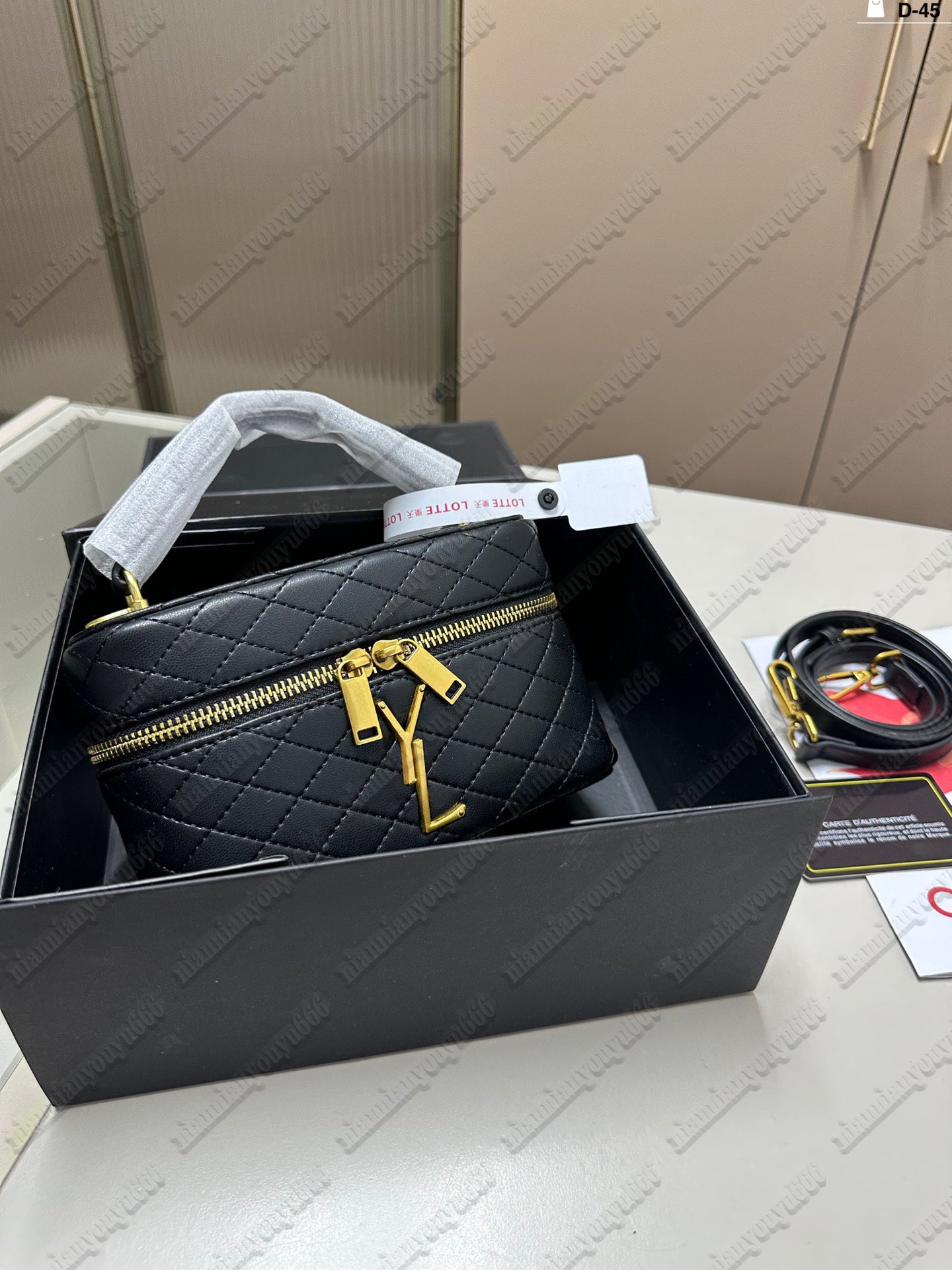 10A Womens Vanity Box Designer Bags Top Handle Totes Quilted Matelasse Chain Shoulder Handbag Cosmetic Caid Lipstick Holder Mini Crossbody Bag