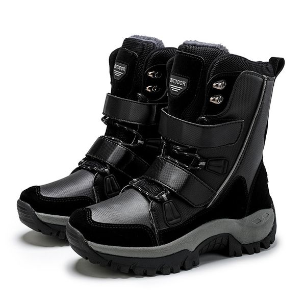 Winter Women Booties Sneakers Trendy Black Ankle Waterproof Snow Female Warm Fur Fashion Outdoor Boots Platform