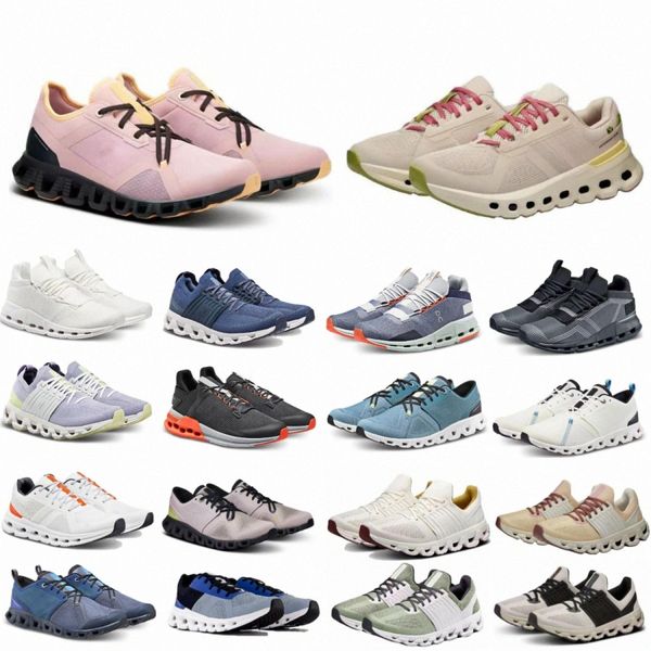 With Box Oc shoes OnCloudd Women Oncloudshoe Men Running Outdoor Sport Tennis Walking Black White Blue Sea Salt Trainers Size 36-45