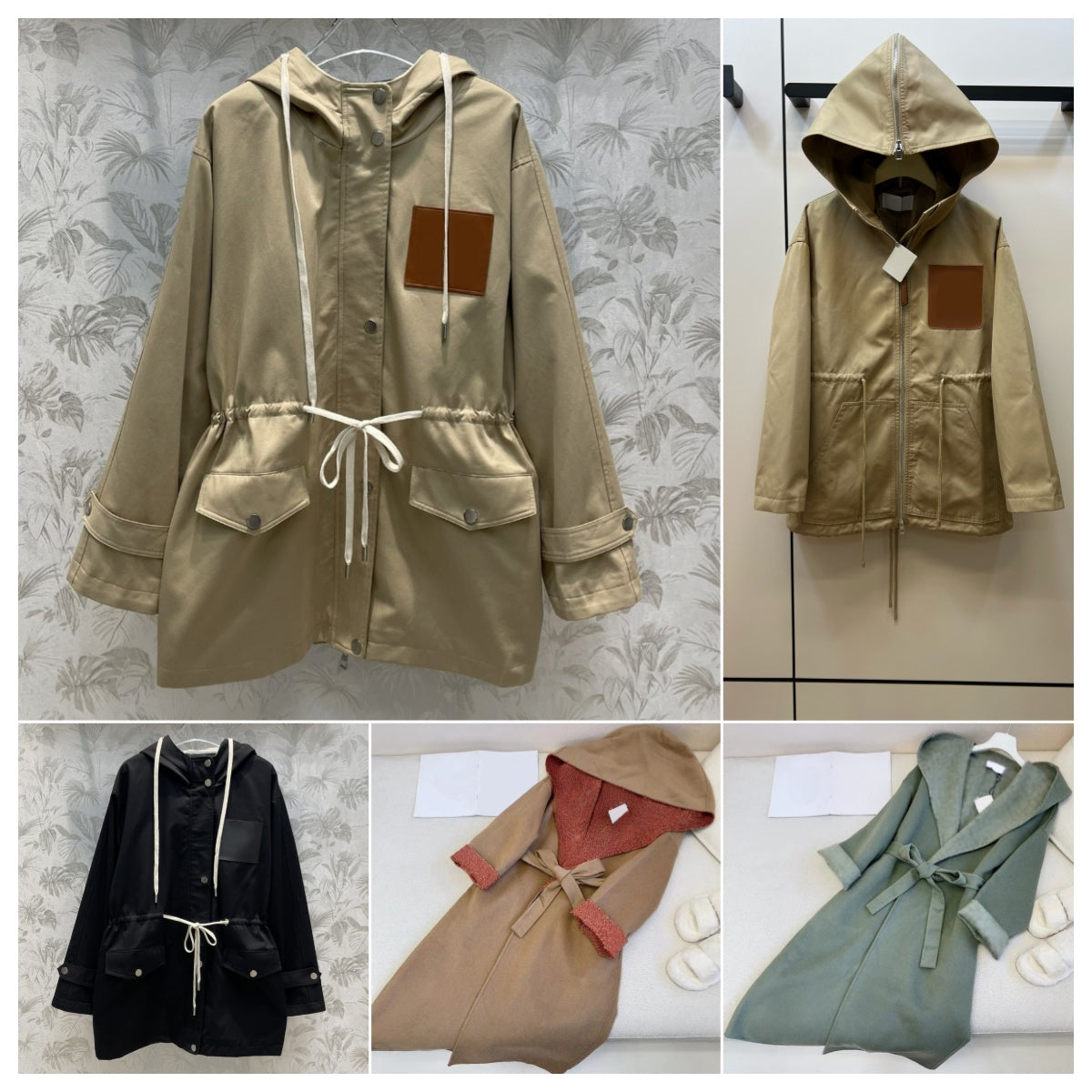 women&#039;s Hoodies Sweatshirts head letter Windcoat Women&#039;s Outerwear Coats