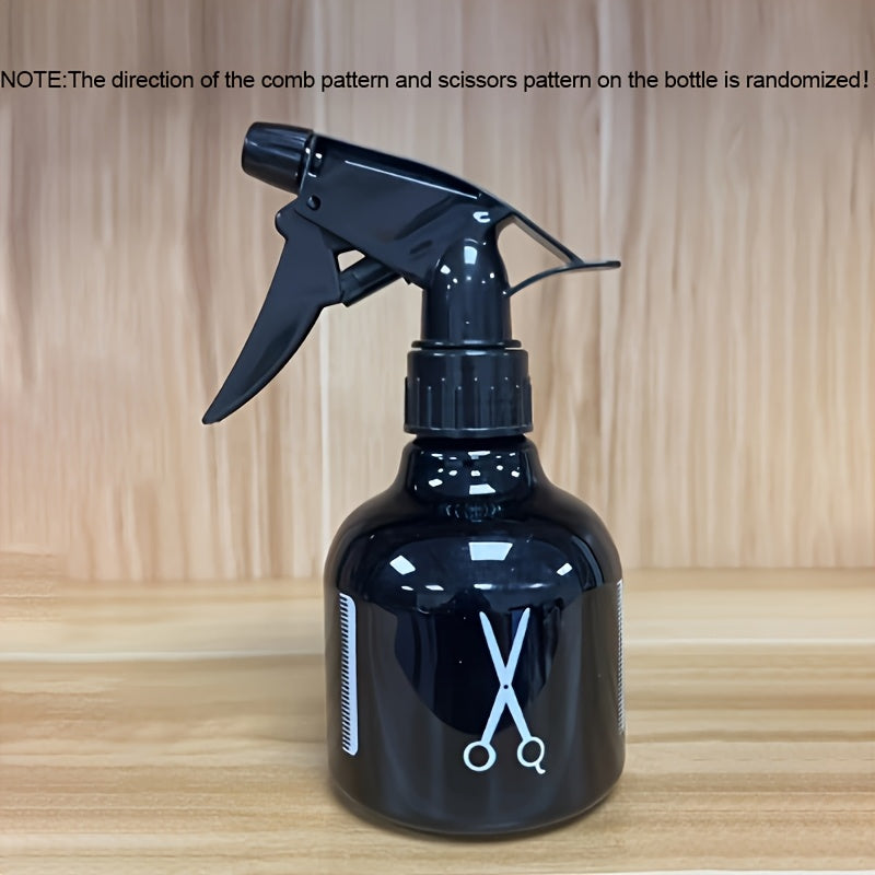 TEMU Professional Hairdressing Spray Bottle - Transparent, Press-type For Salon & Home Use, Ideal For Styling And Watering Plants