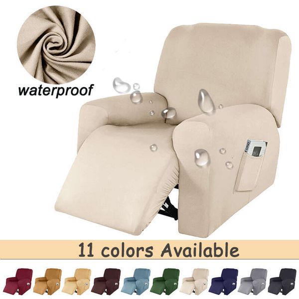 Waterproof Plain Sofa Cover Recer Elastic Material Couch Covers For Living Room Slipcover Protector Lazy Boy Relax Armchair