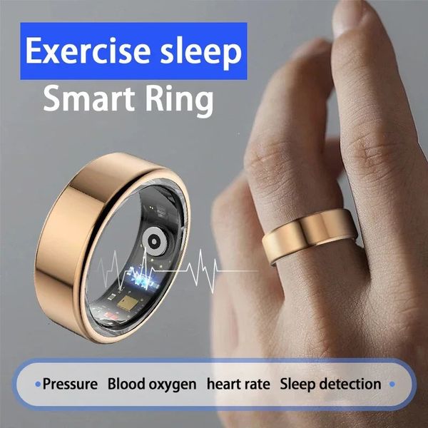 Smart Ring Intelligent Health Monitoramento IP68 Imper impermeável Modo esportivo Bluetooth Rastreador de sono Fatal Fatal For Men 241211