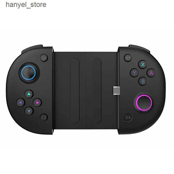 Game Controllers Joysticks New Type-C mobile game controller with clickable game board simulation joystick equipped with Type-C port for fas