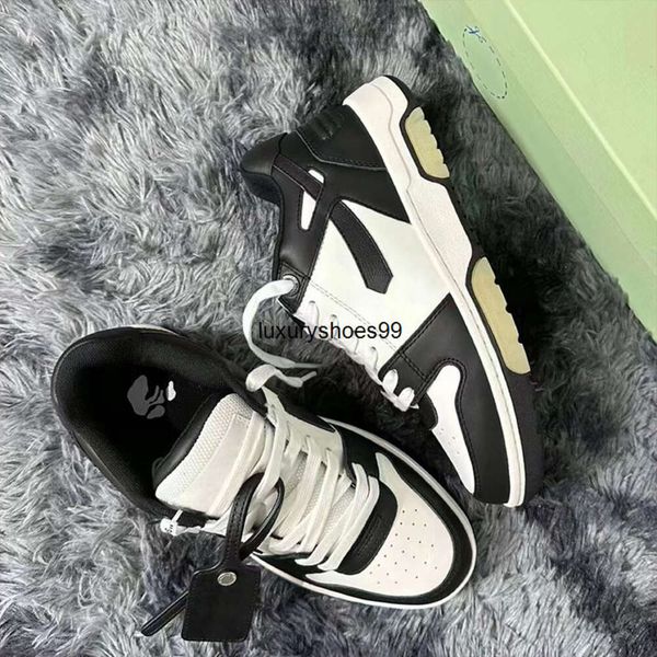 Out of Office Designer Men Women Offs Black White Navy Grey Pink Beige Plate-forme Casual Sports Sneakers Trainers Outdoor Shoes AAAA