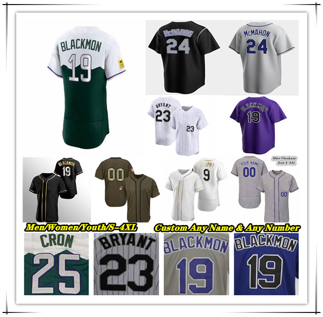 Charlie Blackmon Baseball Jersey Ezequiel Tovar Ryan McMahon Brenton Doyle Brendan Rodgers Michael Toglia Jake Cave Austin Gomber Cal Quantrill Kris