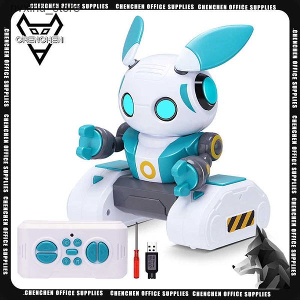 Electronics Robots New KidS Rc Wall-E Intelligent Robot Rabbit Gesture Sensing Simulation Robot Rabbit Lighting Music Customize Remote Contr