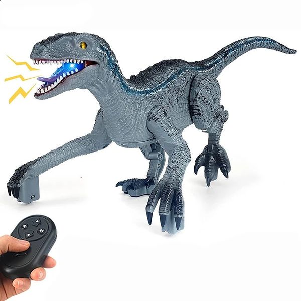 Toys de dinossauros de controle remoto elétrico de controle remoto para crianças meninas meninas simulação balançando um brinquedo rc dinoss