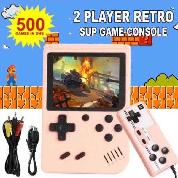 Built in 500+classic gaming 5-inch arcade retro console suitable for TV video games handheld game consoles game boys and two player games M2