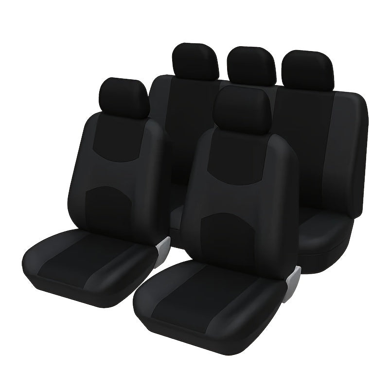 TEMU Car-ship Seat Cover Detachable Headrests Polyestor Universal Seat Covers For Car