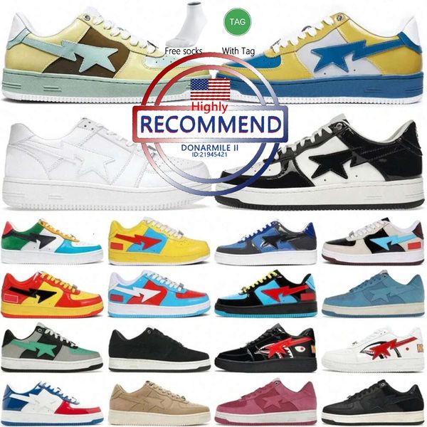 Gorilla Brand Stars Casual Designer Shoes Sk8 Sta Mens Red Blue Black White Pink Camouflage Skateboarding Jogging Men Women Sports Sneakers