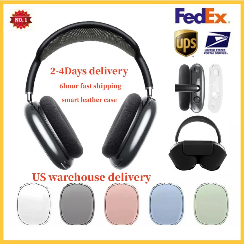 USA Stock for Airpods MAX 2 airpods 4 pro 2 3 max Headphones Accessories Solid TPU Protective Headphone Earphone Cover Wireless Charging Shockproof