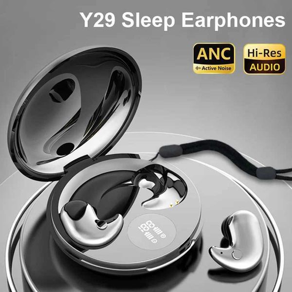 Y29 Wireless set With Digital Display Charging Case Wireless Earphones Built-in Microphone Sleeping EarbudsT250116