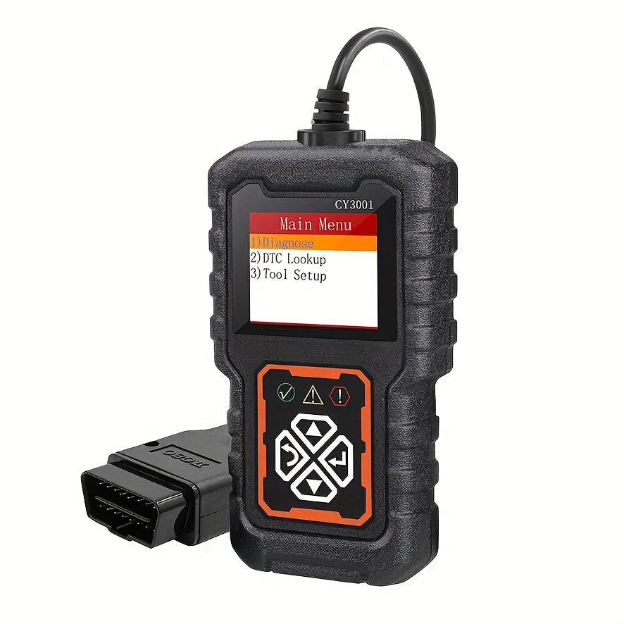 TEMU Cy3001 Car Scanner Code Reader Engine Fault Scanner Can Diagnostic Scan Tool For All Obd Ii Cars , Without Battery