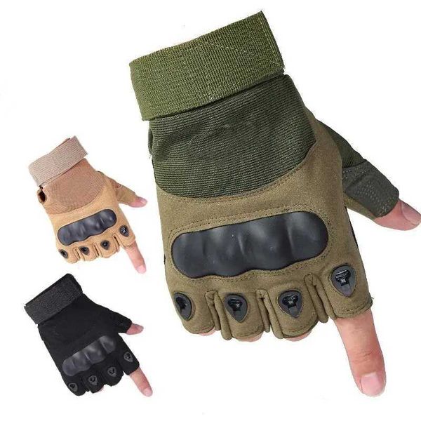 Cycling Gloves Fitness Anti Slip Cycling Gloves Wear-resistant Outdoor Tactical Sports Climbing Half Finger Gloves z241204
