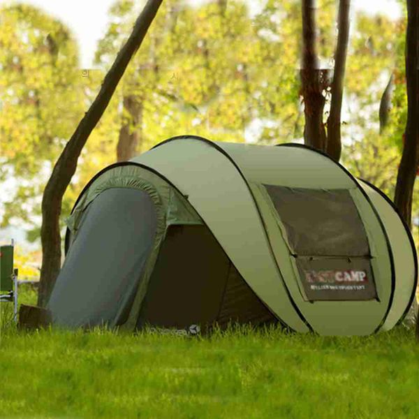 Tents and Shelters Fully Automatic Speed Open Ultralarge 4~5 Person With Mosquito Net Outdoor Camping Beach Tent Sun Shelter Carpas De Campi