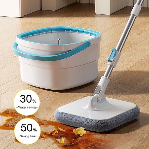 Mops mops tools easy to drain Squeeze Household 360° spin home or mop cleaning brooms utensils house 230605