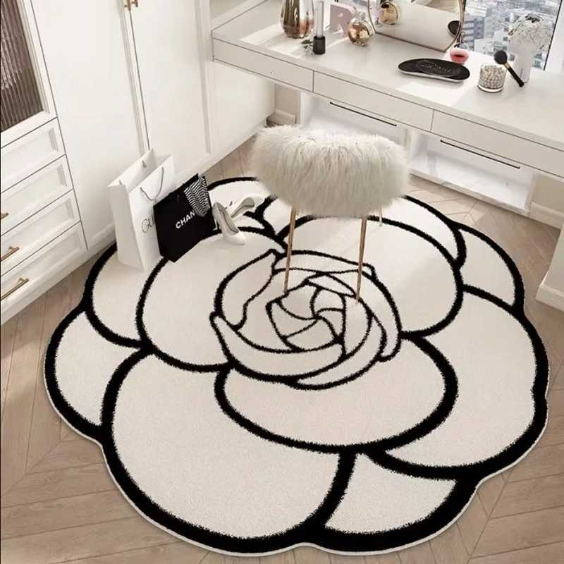 VIKAMA Light Luxury Premium Lia Irregar Circar Living Room Carpet Bedroom Blanket Study Swivel Chair Designer Floor Mat G250822