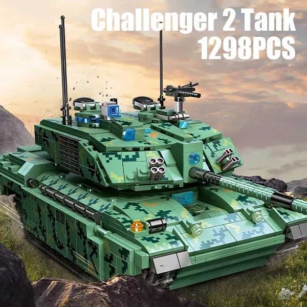 Blocks 1298PCS Tanks Building Blocks Toys Military Model Educational Toys Tracked Tank MOC Collection Display Creative Gifts Y2501125383