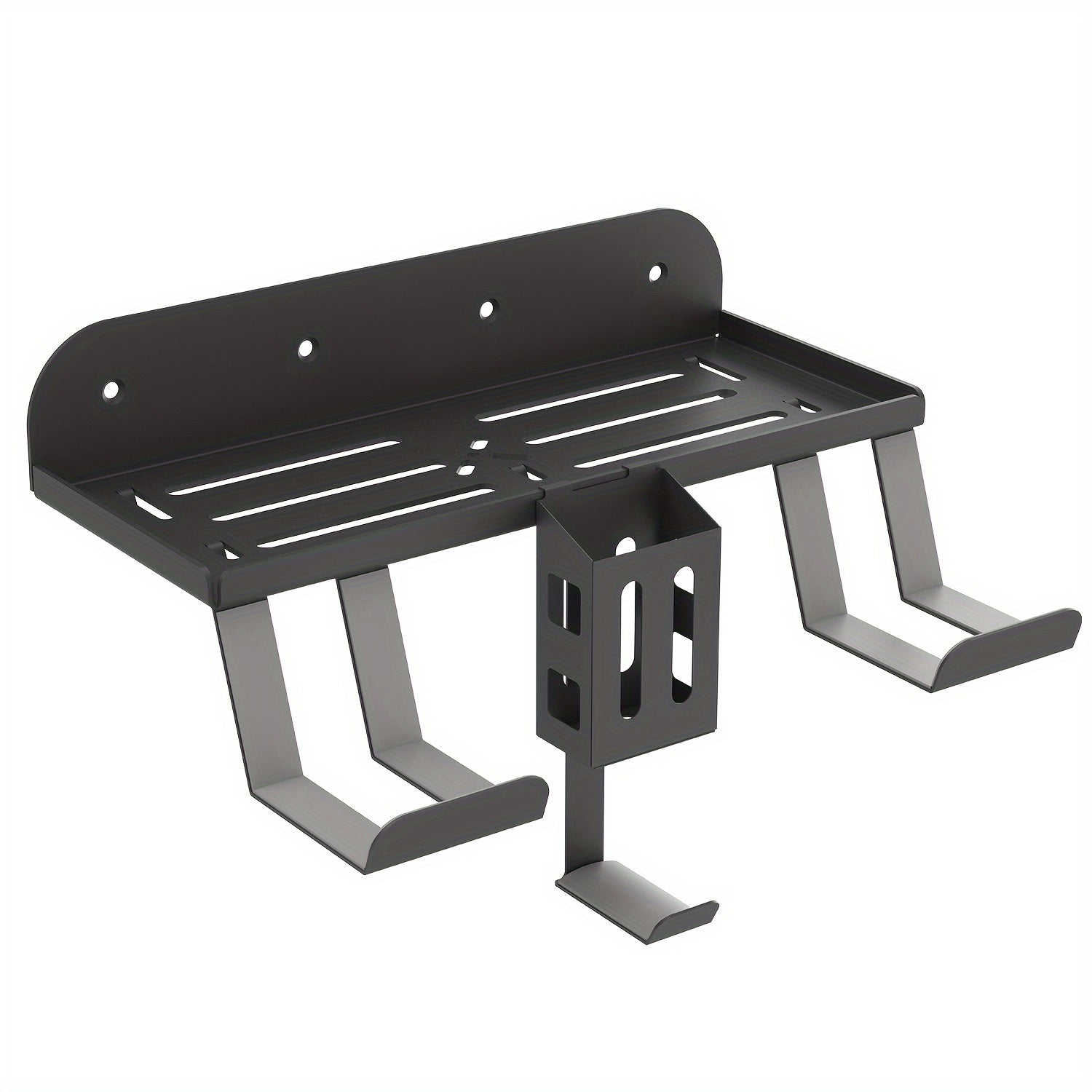 TEMU Oubang Ps5 Wall Mount Kit, Playstation5 Metal Wall Stand With 2 Controller Hanging Brackets- Box, With Non-slip Mat.mount Your Game Console,