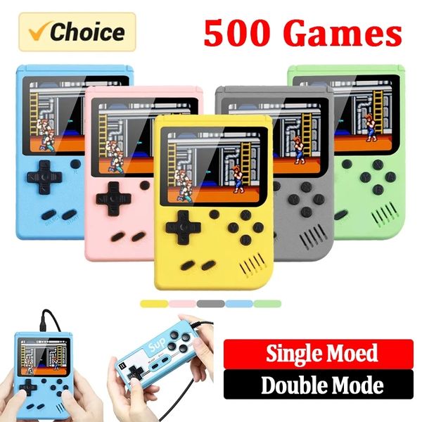 Retro Handheld Console with 400, 500, 800 Classic Games, 3.0 Inch Color LCD Screen, Portable Mini Video Game Player for Kids and Adults dh57