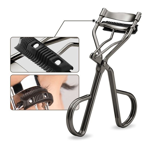 Professional Eyelash Curler With Comb Fits All Eye Shapes Eyelashes Curling Tweezers Curling Eyelash Clip Eye Makeup Accessories