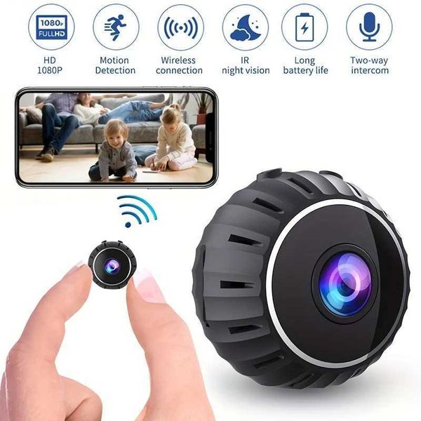 Sports Action Video Cameras 1 unit X10 mini 1080HD WiFi camera WiFi sports DV camera safety home monitor baby camera black - excluding TF ca
