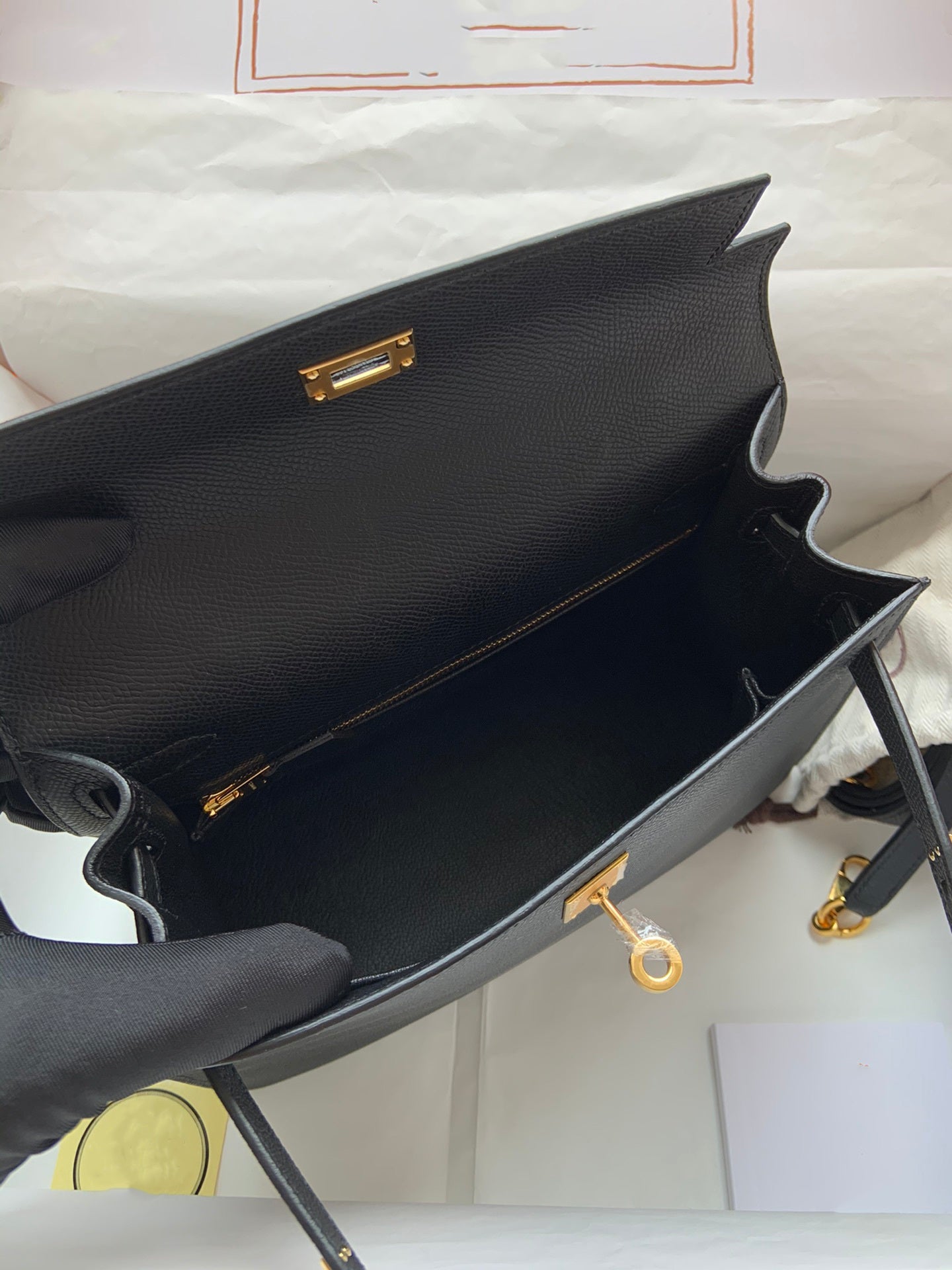 10A mirror quality bag women purse Designer bag Tote Gold Silver metal Handmade Epsom calfskin Luxury Handbag classic fashion togo leather Crossbody