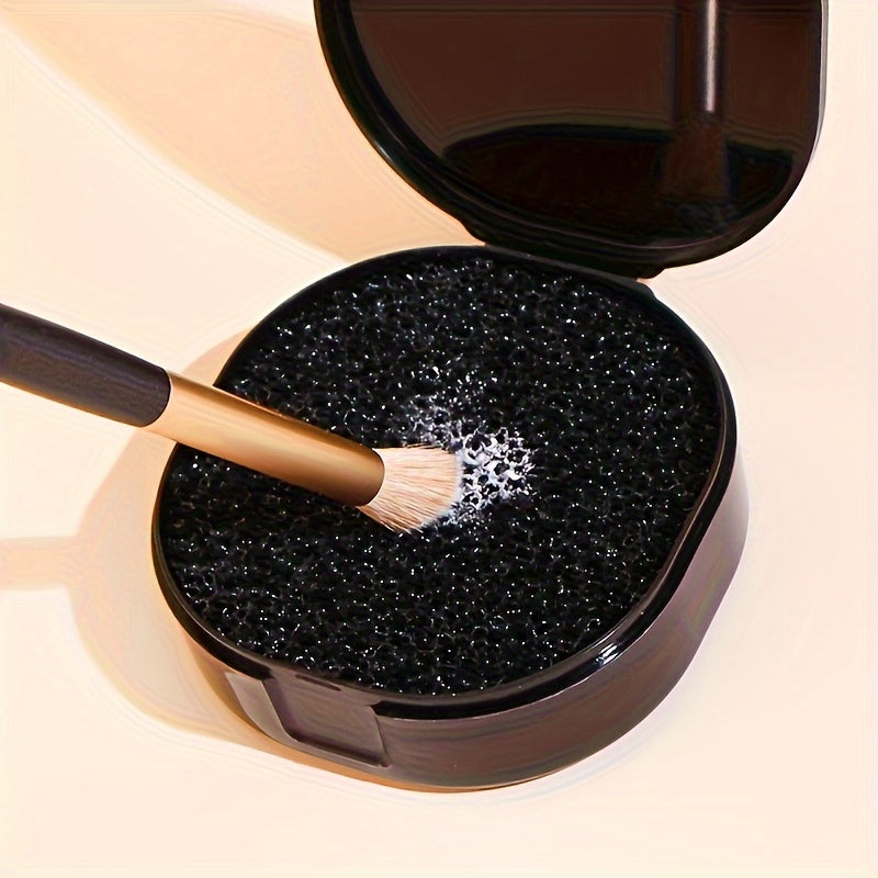 TEMU Makeup Brush Sponge Cleaning Tool Eye Shadow Brush Quick Dry Cleaning Lazy Person Free