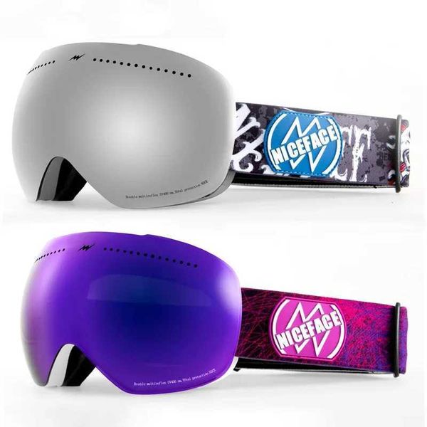 Anti fog womens ski goggles sports mountain mens ski goggles winter womens motorcycle face mask dual lens ski goggles CL241010