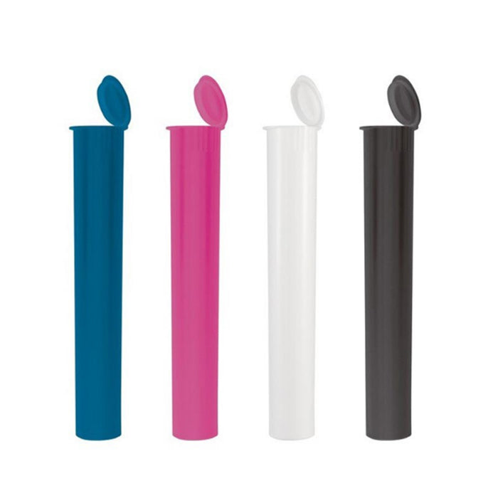 Colorful 116mm Tobacco Plastic Doob Tube Stash Jar Herb Storage Cigarette Pill Container Pill Case Vial Airtight Tubes Smell Proof